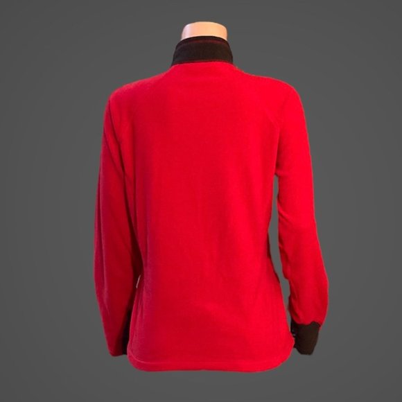 NWOT Vintage Lands' End Fleece Jacket Size M - Picture 4 of 8